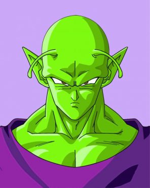 piccolo Dragon Ball Z paint by number