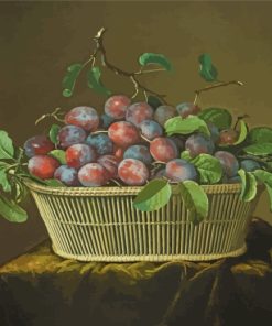 Plums Still Life paint by number