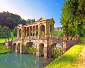 Prior Park Garden paint by number