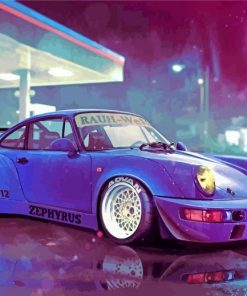 RWB Porsche Car paint by number