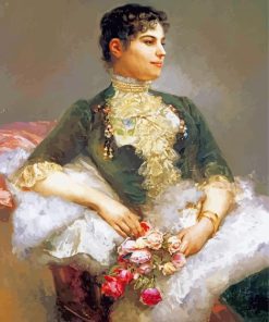Retrato de la senora Luisa de Mesones paint by number