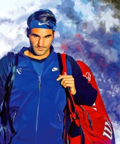 Roger-Federer-illustration-paint-by-numbers