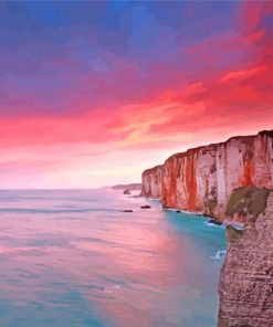 Sunset Cliffs Of Moher paint by number