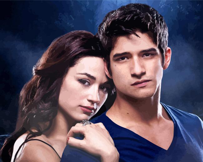 Teen Wolf Allison And Scott paint by number