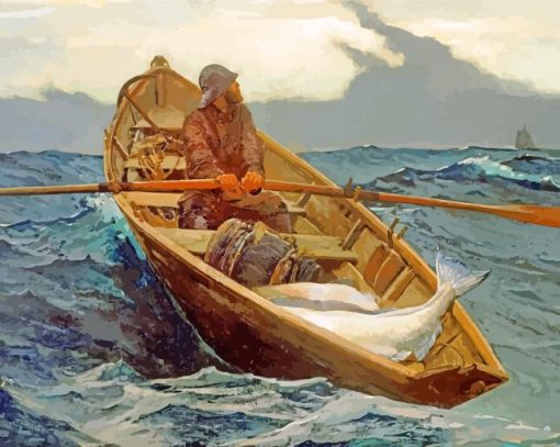 The Fog Warning winslow homer paint by number