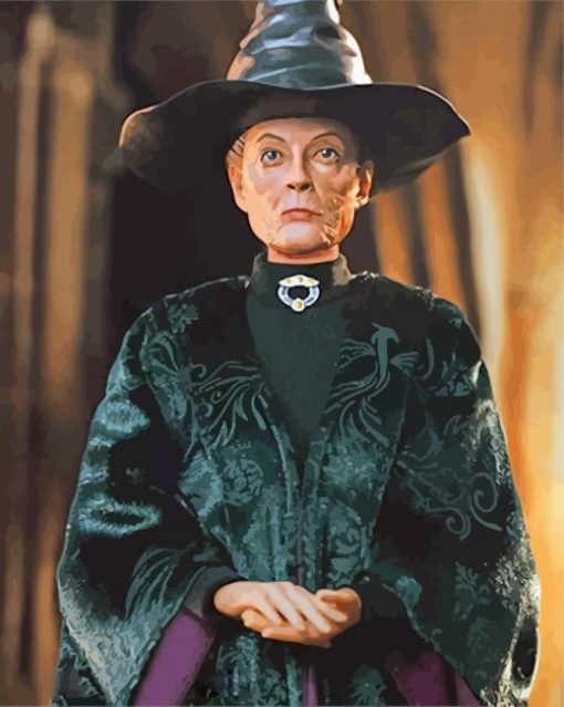 The Professor Minerva McGonagall paint by numbers