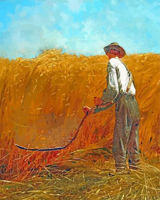The Veteran In A New Field Winslow Homer paint by number
