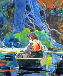 The adirondack guide winslow homer paint by number