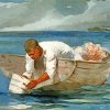 The Water Fan Winslow Homer paint by number