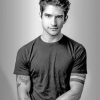 Tyler Posey Black and White paint by number