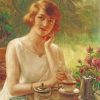 Young-Woman-Albert-Lynch-paint-by-numbers