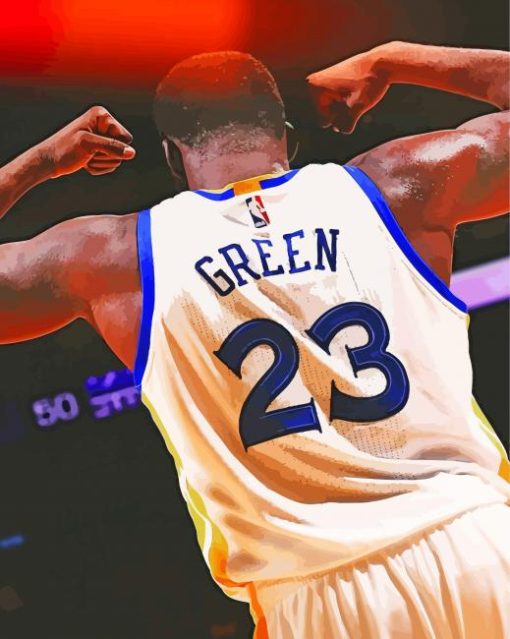 Aesthetic Green Draymond Paint By Number
