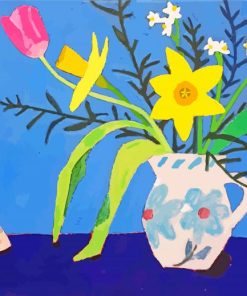 aesthetic-jug-and-wild-daffodil-paint-by-number