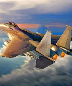 Air Force Fighter Jet Paint By numbers