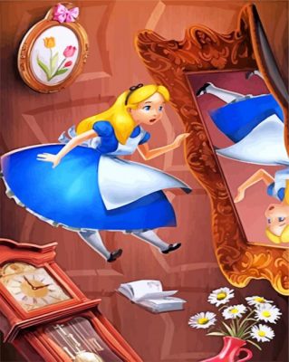 Alice In Wonderland Disney - Paint By Number - Paint by Numbers for Sale
