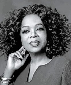 black-and-white-oprah-winfrey-paint-by-number