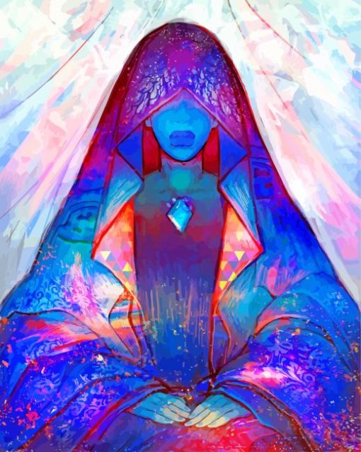 blue-diamond-woman-paint-by-number