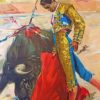 Bullfighter Art Paint by numbers