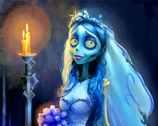 Corpse Bride Animation paint by number