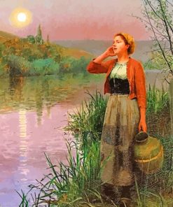 Daniel Ridgway Knight Twilight Paint by number