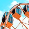 Ferris Wheel Attraction Booths paint by numbers