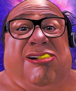 Frank Reynolds Illustration paint by numbers