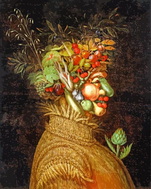 giuseppe arcimboldo Allegorical Portrait paint by numbers