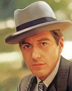 The Godfather Michael Corleone paint by numbers