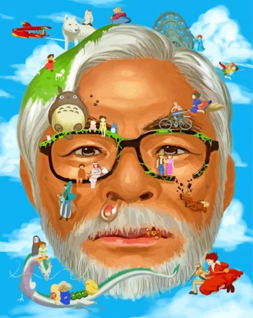 hayao miyazaki Art paint by number