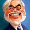 hayao miyazaki Caricature paint by numbers