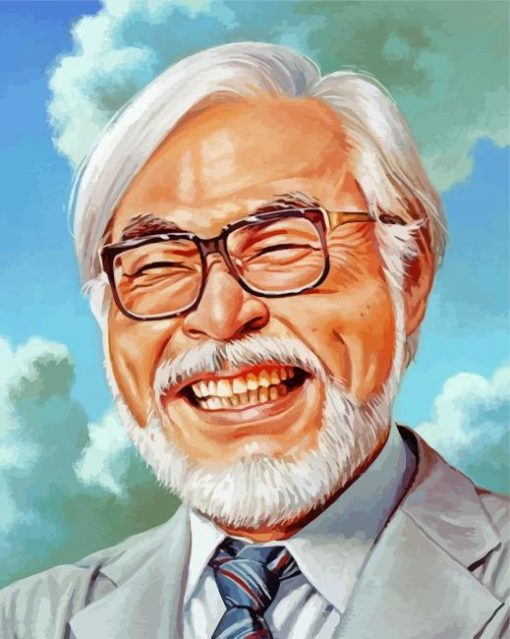 hayao miyazaki Japanese Animator paint by number