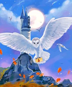 Hedwig Harry Potter Owl Paint by numbers