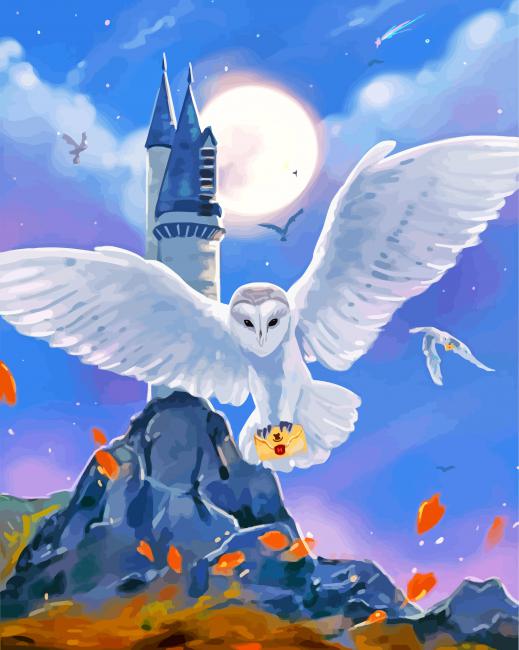 Harry Potter Hedwig Owl Paint By Numbers - Paint By Numbers