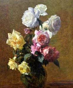 Henri Fantin Latour Flowers Paint by numbers