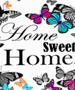 Home Sweet Home paint by numbers