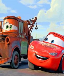 lightning-mcqueen-and-mater-paint-by-number