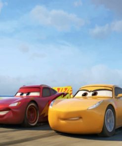 Lightning McQueen Movie Paint by numbers