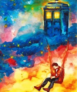 Matt Smith Doctor Who paint by numbers