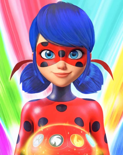 miraculous ladybug paint by numbers
