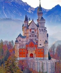 Neuschwanstein Castle Germany paint by numbers
