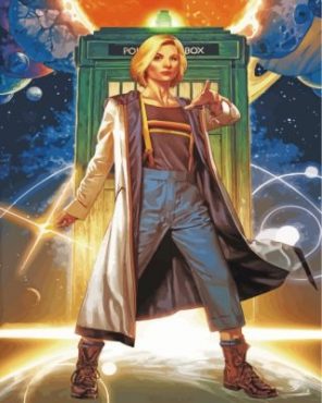 Thirteenth Doctor paint by numbers