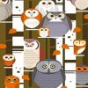 Owl Charley Harper Paint by numbers