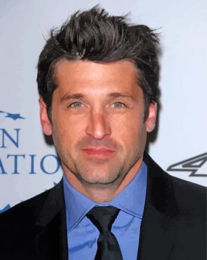 patrick dempsey paint by number