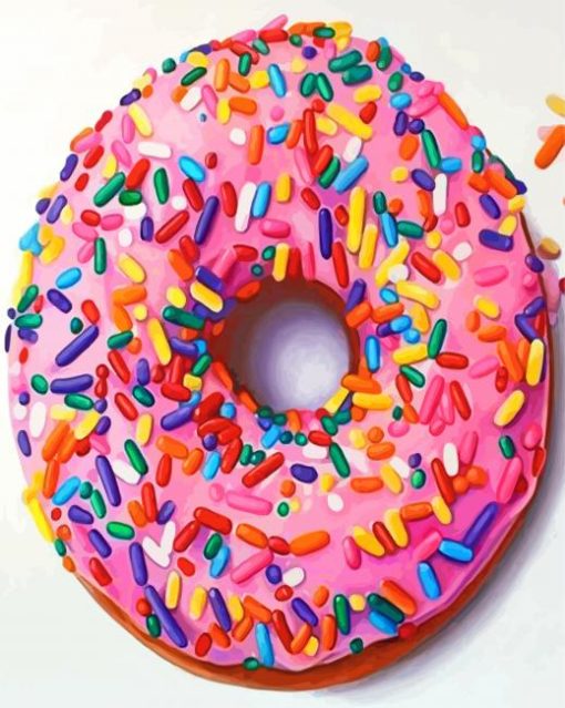 pink-Doughnut-paint-by-numbers