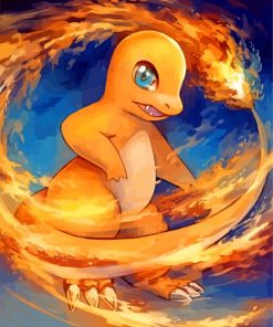pokemon-charmander-paint-by-numbers