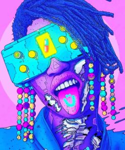 psychedelic-art-cyber-punk-paint-by-numbers
