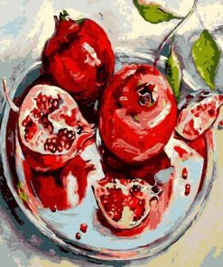 Pomegranate Fruit paint by numbers