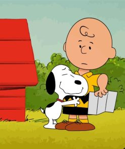 snoopy And charlie brown paint by number