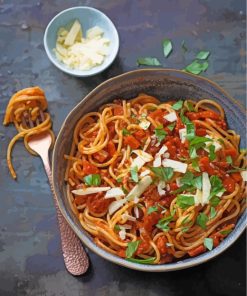Spaghetti Bolognese Paint By Numbers