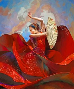 spanish-flamenco-dancer-paint-by-number